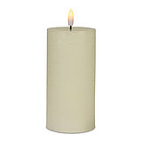 Eine Decolite LED Kerze in Creme in der Größe 150/75mm.