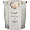 Bolsius Marble Duftkerze im Glas Botticino Bloom mit Marmoreffekt und Decke