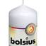 Bolsius: Stumpenkerze 80/48 mm - weiß - Einzelkerze
