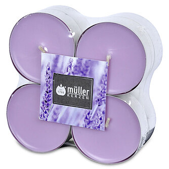 Müller Kerzenfabrik Maxi-Lichte - Lavendelfelder (8er Pack) Artikelvorschau Maxi-Lichte - Lavendelfelder (8er Pack)