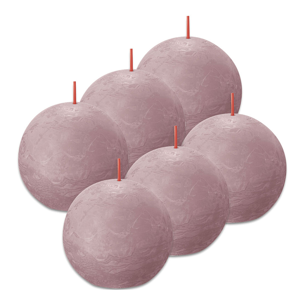 Bolsius Rustik Kugelkerze Ø76mm