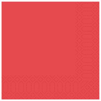 Zelltuch-Servietten 40x40 cm (250er Pack) - rot