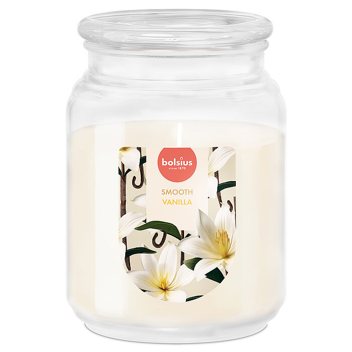 Bolsius Smooth Vanilla Apothekerduftglas in Einzelansicht
