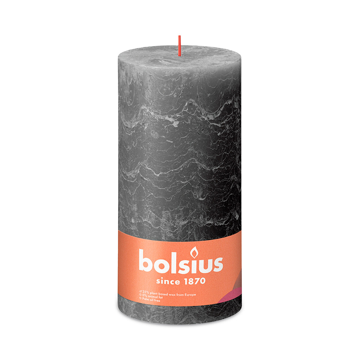 Bolsius Rustik Stumpenkerze 20/10cm