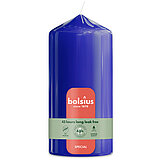 Special Essentials Ultra Gloss Stumpenkerze in der Farbe Majorelle Blau mit den Maßen 13x6,8 cm (H/DM)
