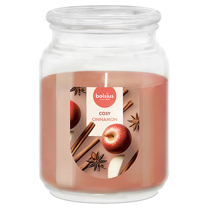 Bolsius Cosy Cinnamon Duftglas in Einzelansicht