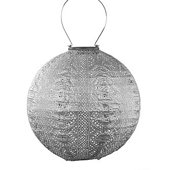 Lumiz Lumiz Solar Laterne Lace 289/300mm - Silber (1 Stück) Artikelvorschau Lumiz Solar Laterne Lace 289/300mm - Silber (1 Stück)