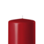 Wenzel: Stumpenkerzen 80/60 mm (Safe Candle) - 16 Stück - rubin