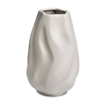 Sandra Rich Keramik Vase Rock 200/130 mm - weiß (1 Stück)
