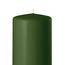 Wenzel: Stumpenkerzen 130/70 mm (Safe Candle) - 12 Stück - jägergrün