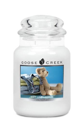 Goose Creek - 2-Docht Duftglas - Soft Linen Breeze (680g)