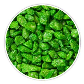 Dekosteine 9-13 mm (1kg) - grün