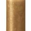 Rustik Stumpenkerzen Shimmer 130/68 mm - Gold (1 Stück)