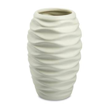 Sandra Rich Keramik Vase Lips 200/130 mm - weiß (1 Stück)