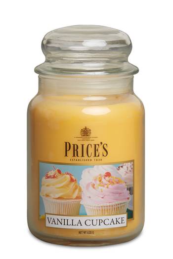 Prices Candles Apothekerglas 630g - Vanilla Cupcake (1 Stück)