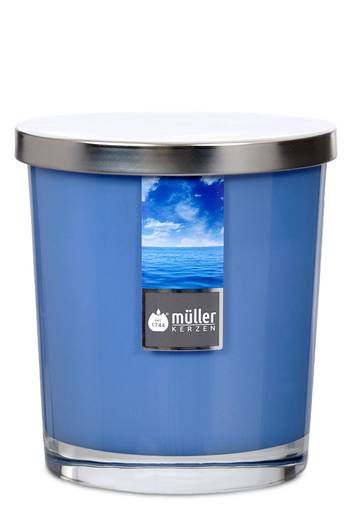 Müller: Maxi-Duftkerzenglas 110/95 mm - Meeresbriese (1 Stück)