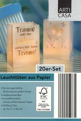 Arti Casa: Papier-Leuchttüten "Träume" (20er Pack)