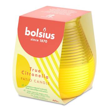 Bolsius: True Citronella Patiolicht 94/91 mm (6 Stück)